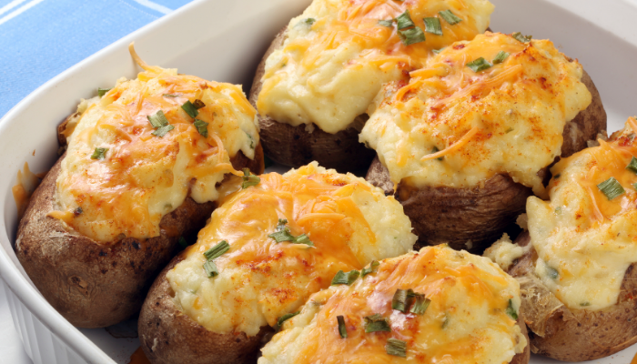 Patatas asadas rellenas